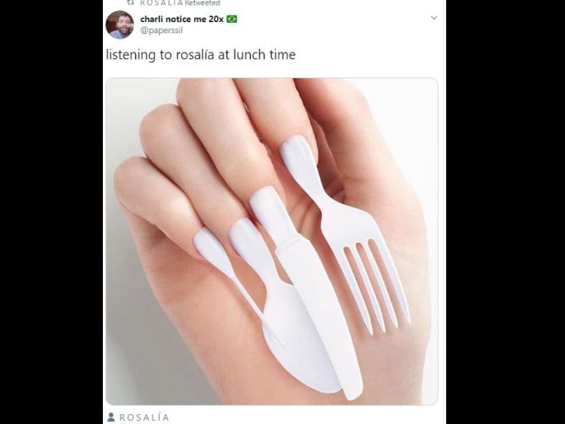 La cantante toma con humor las bromas que le mandan referentes a su imagen y estilo y, por supuesto, sobre sus largas uñas.