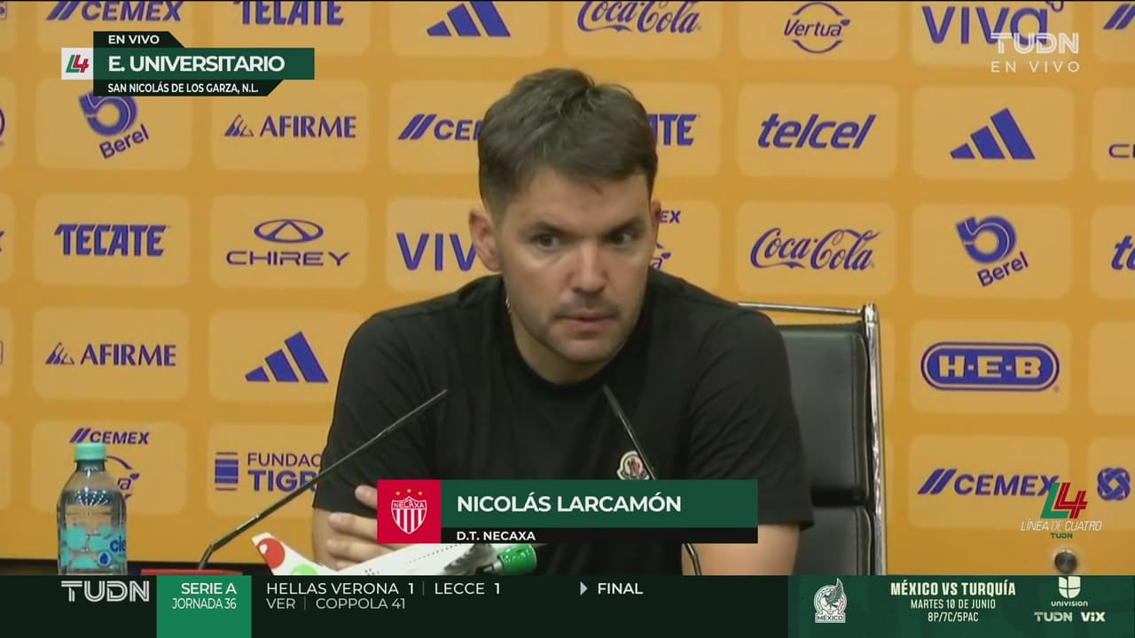 Larcamón prefiere no meterse en problemas con el arbitraje