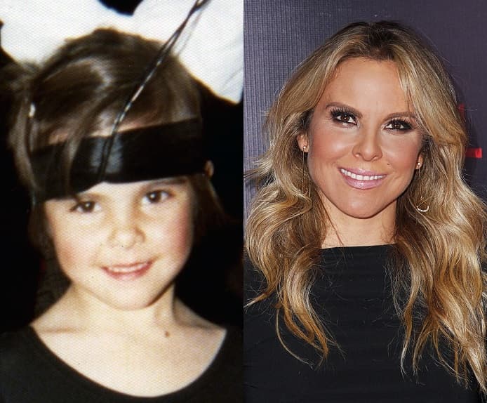 Aquí un viaje en el tiempo a cuando Kate Castillo era una niña muy pequeña.