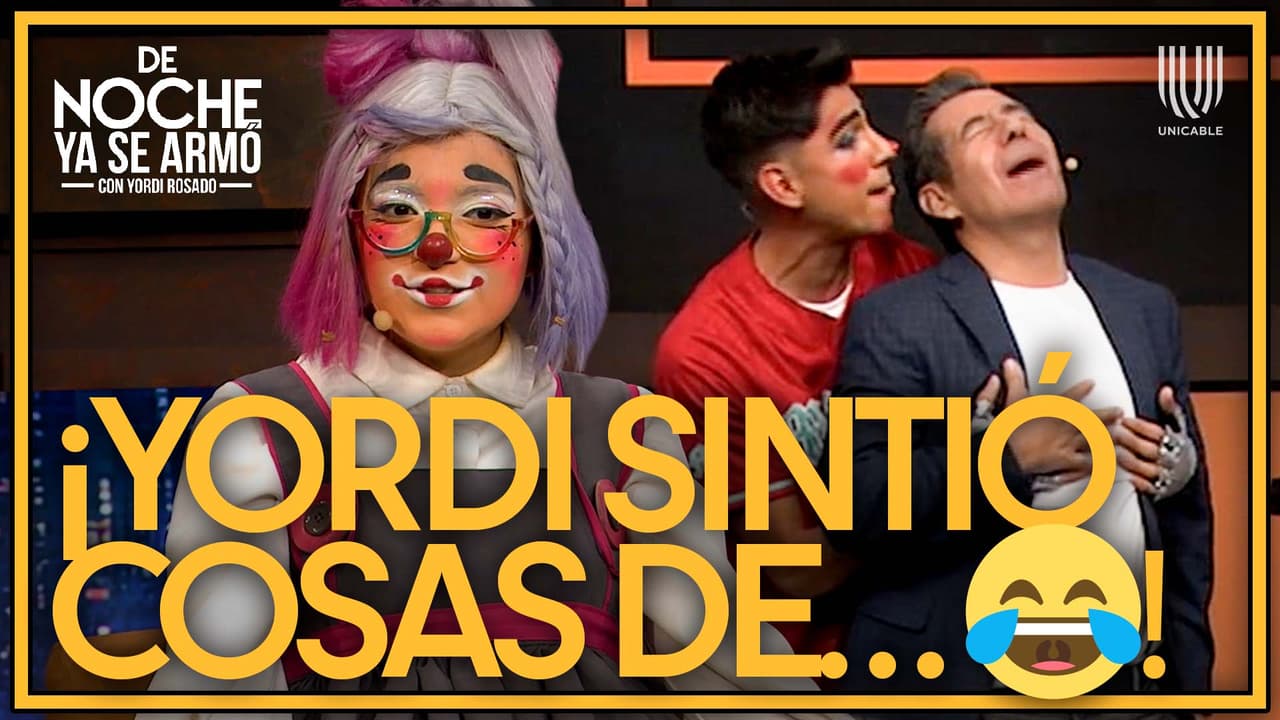 ¡Yordi Rosado pone nerviosos a unos payasos invitados con una pregunta incómoda!