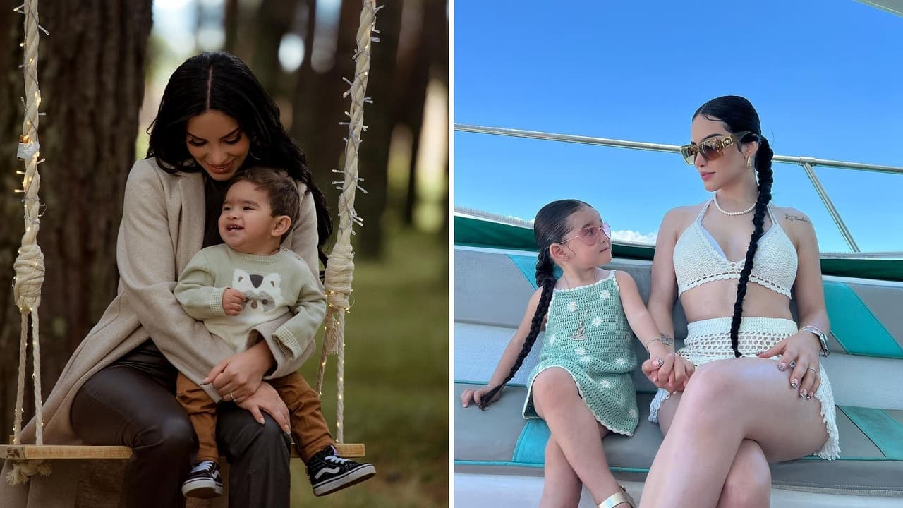 Kimberly Loaiza mostró lindo momento con sus pequeños