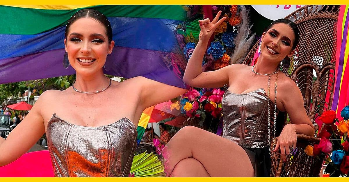 Ariadne Díaz es reconocida como embajadora del desfile Vallarta Pride 2023