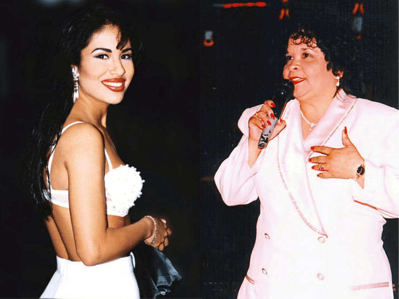Selena Quintanilla y Yolanda Saldívar
