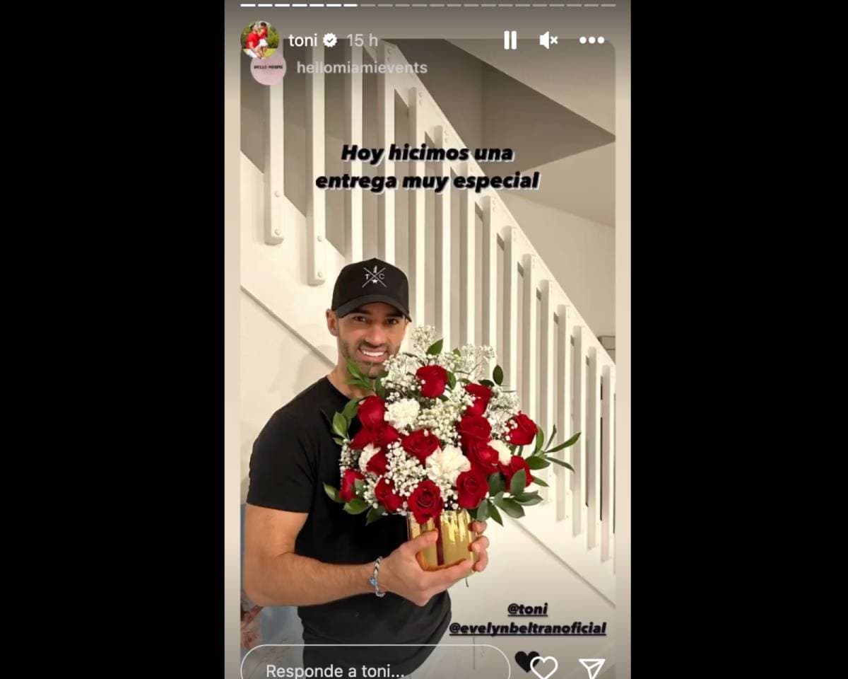 Novia de Toni Costa lo sorprende con un romántico regalo