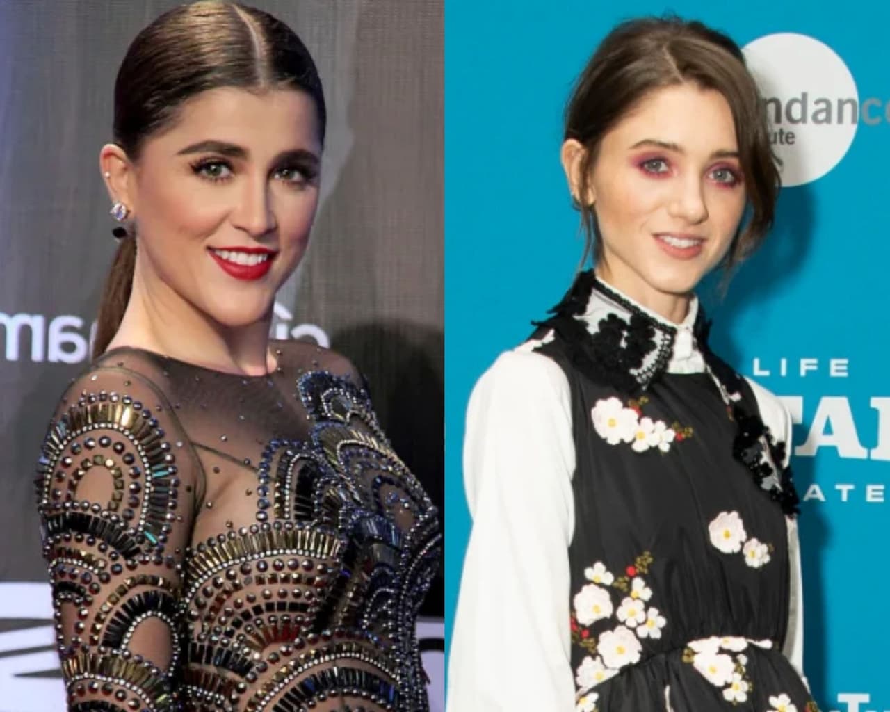 Cassandra Sánchez Navarro y Natalia Dyer de 'Stranger Things'.