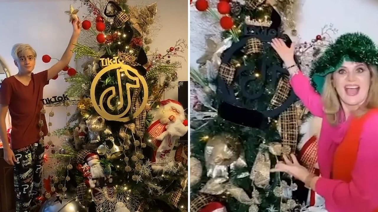 Desde esferas gigantes y arreglos de TikTok, Erika Buenfil asombra con su enorme árbol de Navidad