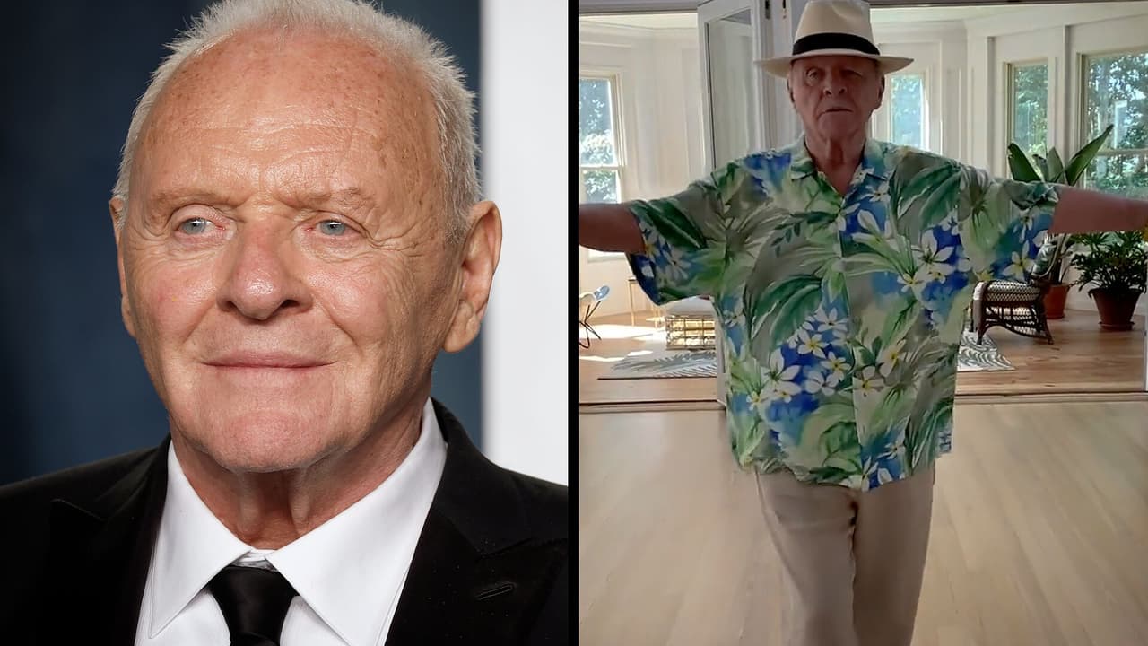 Anthony Hopkins se lució bailando con la canción 'La pollera colorá'