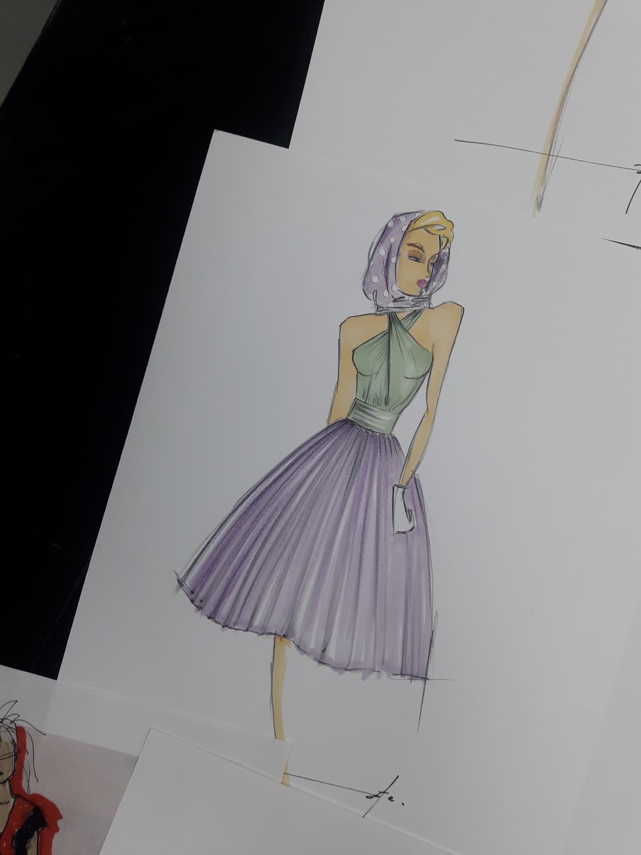 Boceto para "Silvia Pinal, Frente a ti"