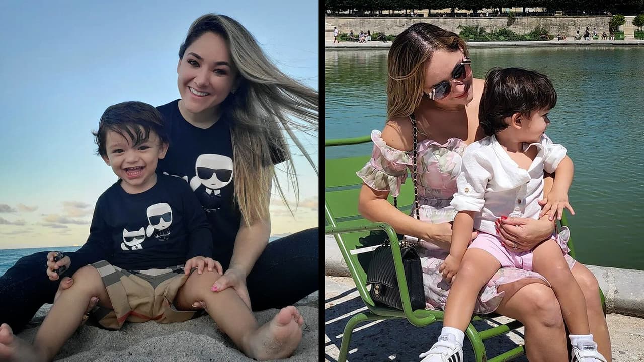 Sherlyn y André posan juntos desde imponente mirador en España