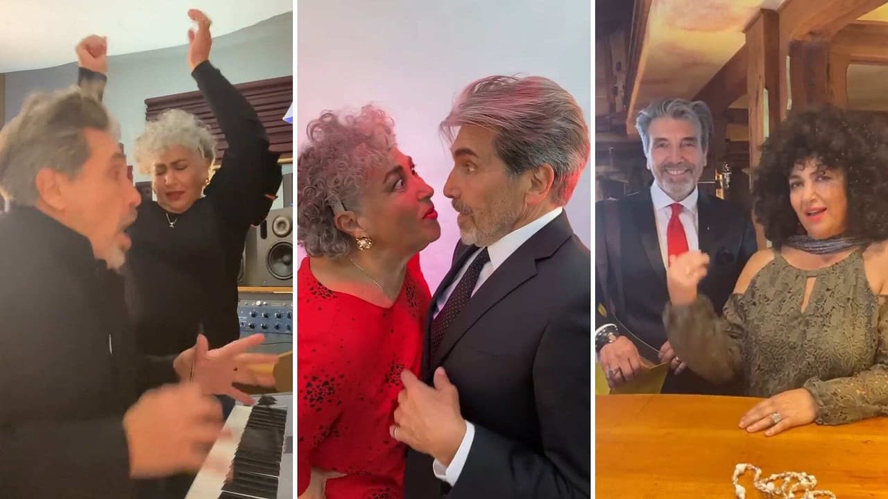 Amanda y Diego Verdaguer se divertían imitando a 'La Familia P. Luche'