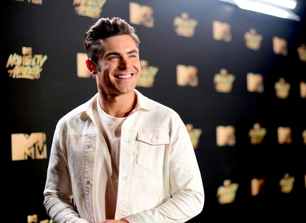 LOS ANGELES, CA - MAY 07: Actor Zac Efron attends the 2017 MTV Movie And TV Awards at The Shrine Auditorium on May 7, 2017 in Los Angeles, California. (Photo by Matt Winkelmeyer/Getty Images)