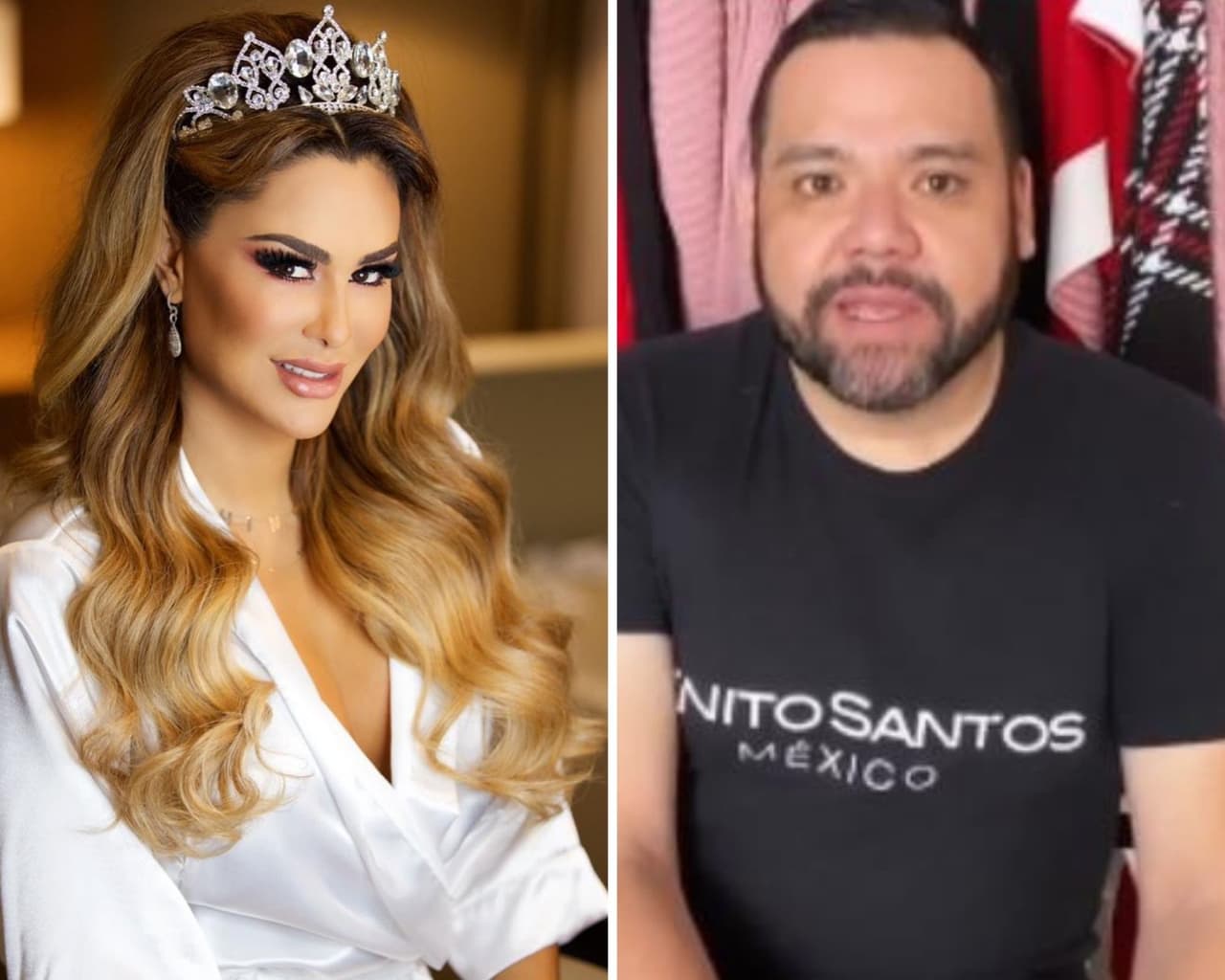 Benito Santos aclara polémica del supuesto vestido de novia que Ninel Conde no le pagó