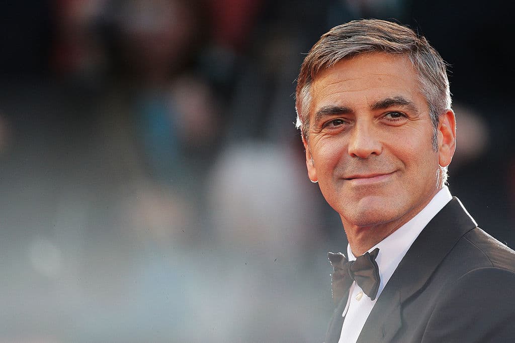 VENICE, ITALY - SEPTEMBER 08: Actor George Clooney attends "The Men Who Stare At Goats" premiere at the Sala Grande during the 66th Venice Film Festival on September 8, 2009 in Venice, Italy. (Photo by Gareth Cattermole/Getty Images)
