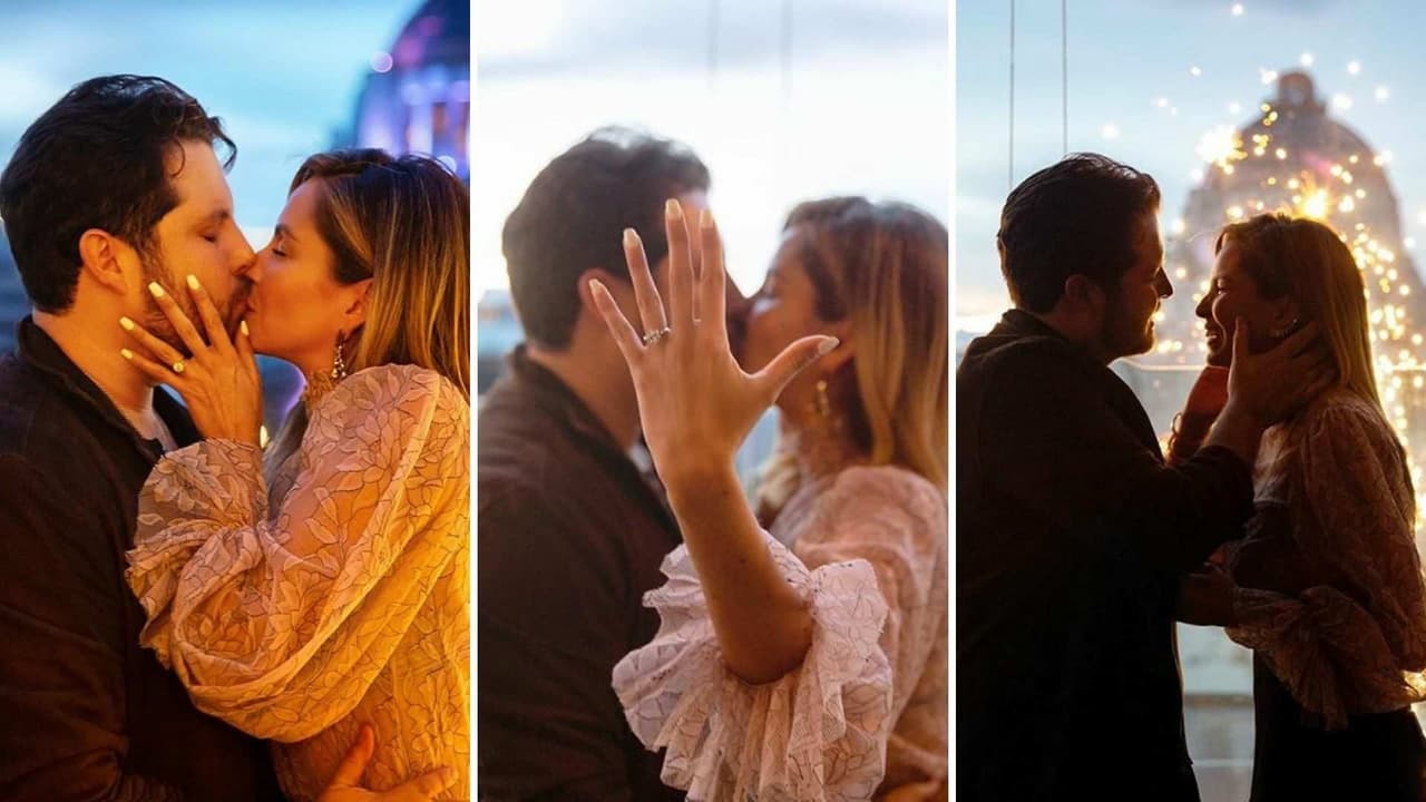 Entre fuegos artificiales, así fue el día en el que a Karla Díaz le propusieron matrimonio