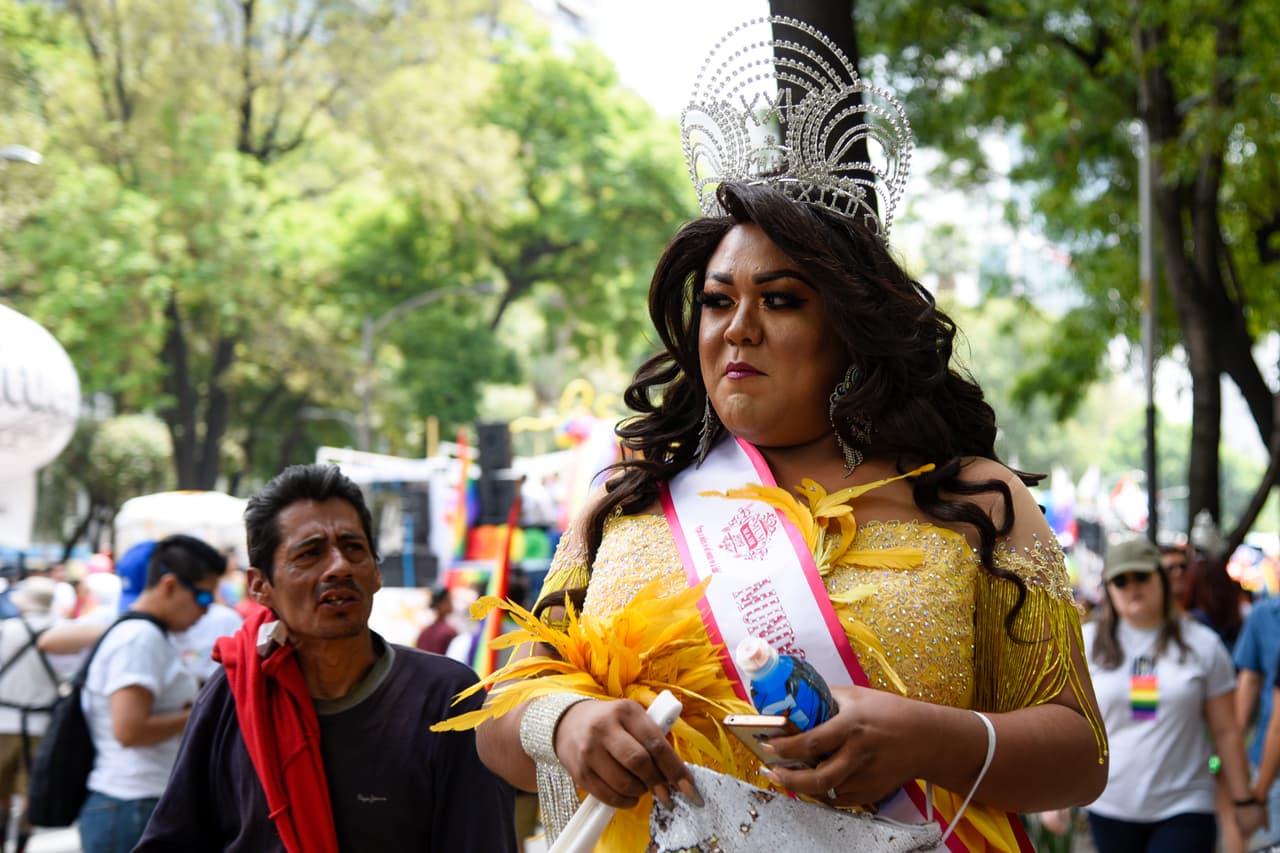 En la marcha, se comprobó que el amor, la diversidad e inclusión es parte esencial de la sociedad mexicana.