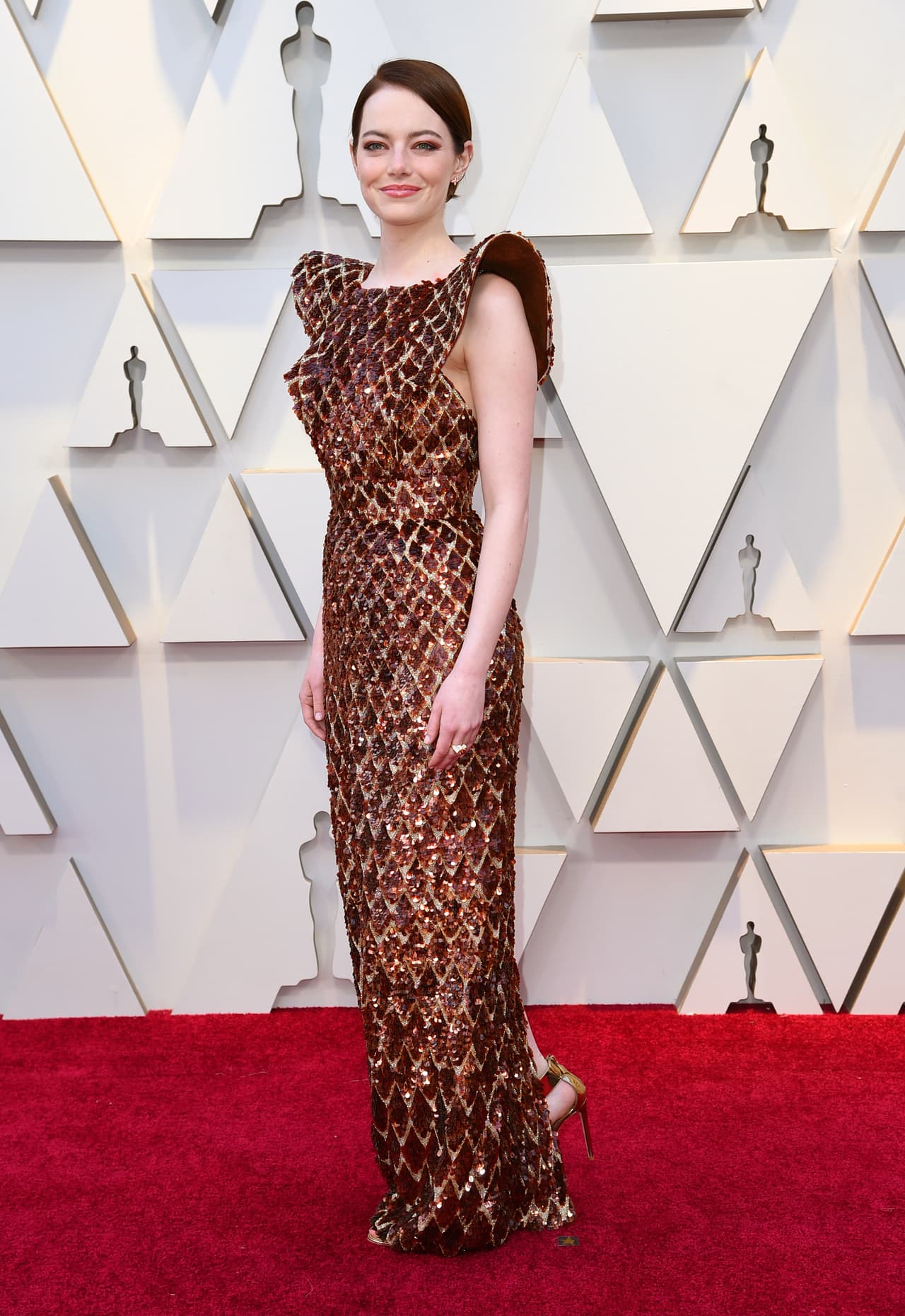 Emma Stone dividió opiniones con este Louis Vuitton.