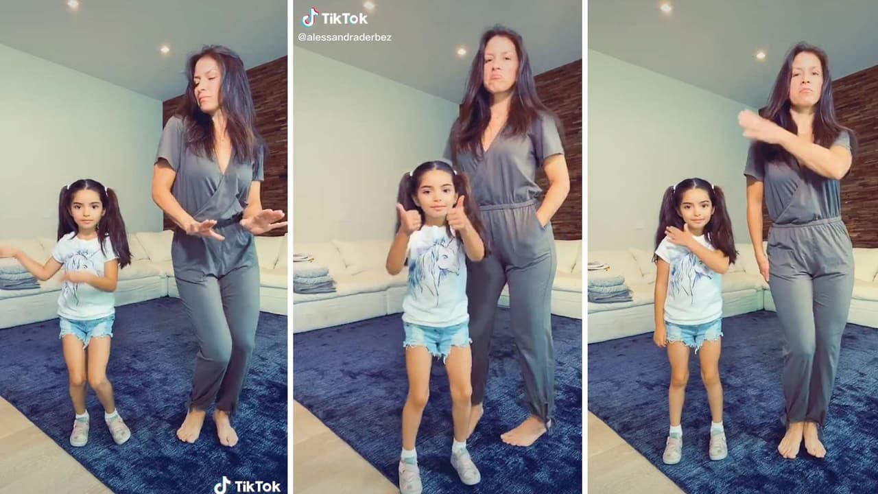 En este video Aitana Derbez demostró bailar mejor que su mamá