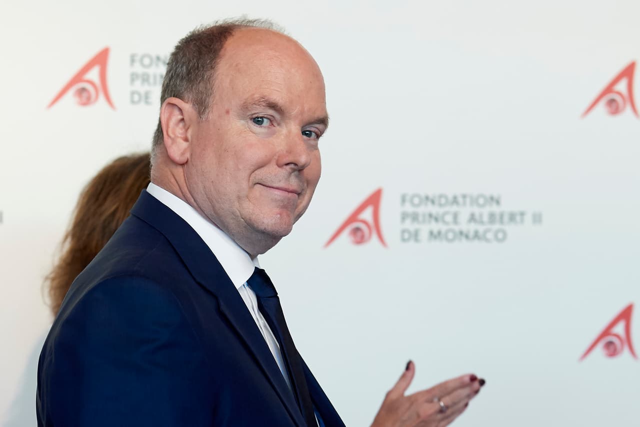 MADRID, SPAIN - JUNE 20: Prince Albert II of Monaco attends 'Alberto De Monaco' Foundation Awards at Reina Sofia Museum on June 20, 2019 in Madrid, Spain. (Photo by Carlos Alvarez/Getty Images)