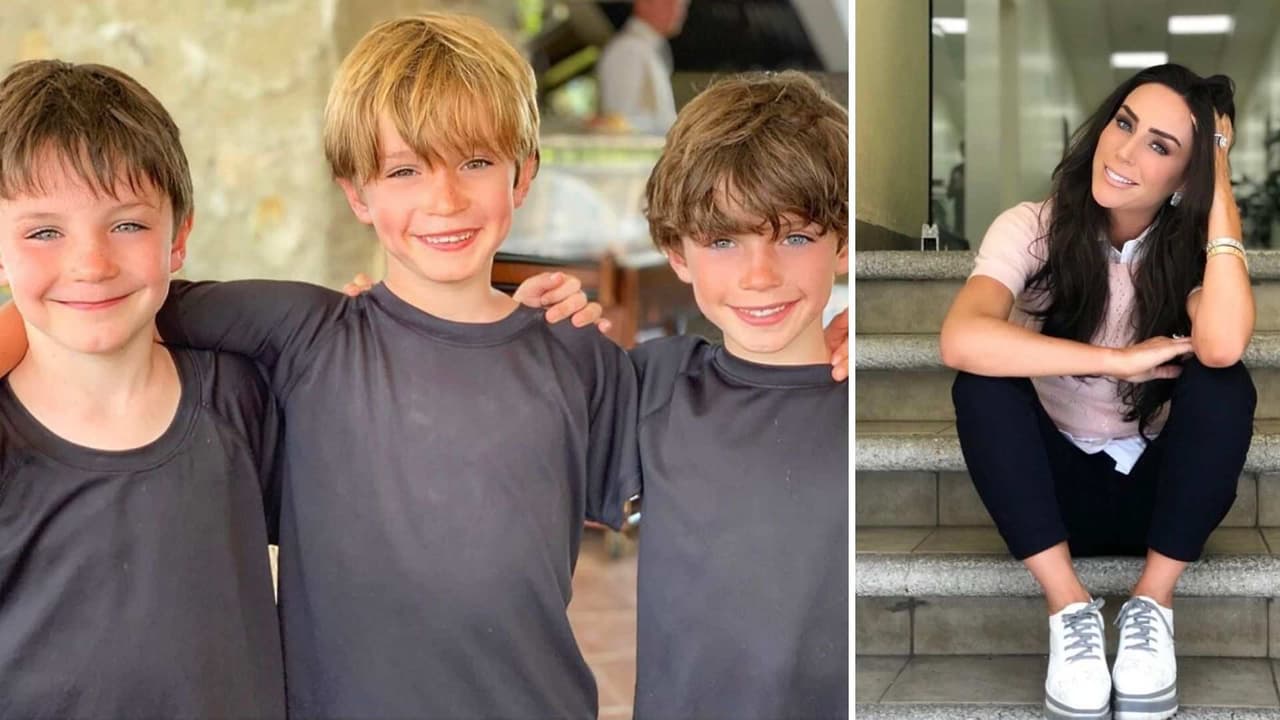 Inés Gómez Mont celebra el cumpleaños de sus trillizos y comparte fotos inéditas de su parto