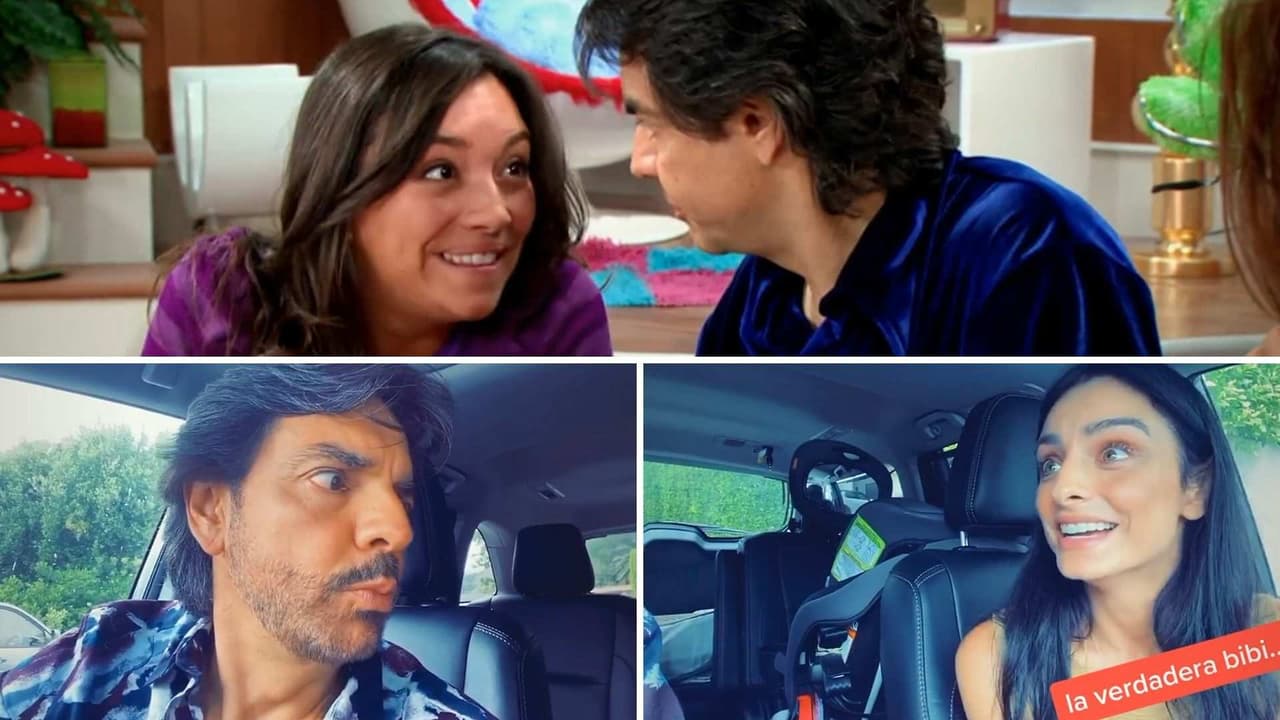 Aislinn y Eugenio Derbez reviven las clases de manejo entre Bibi y Ludovico P. Luche