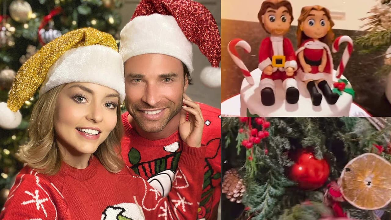 Angelique Boyer y Sebastián Rulli presumen la decoración de sus arbolitos de Navidad