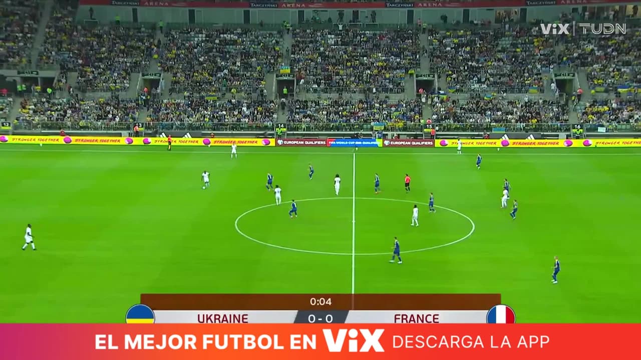¡Arranca la transmisión! ¡Ucrania vs Francia EN VIVO aquí!