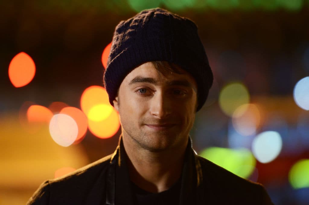 LONDON, ENGLAND - NOVEMBER 21: Daniel Radcliffe attends a photocall to launch the 'Kill Your Darlings Cut Up Art Exhibition' at Waterloo Train Station on November 21, 2013 in London, England. (Photo by Dave J Hogan/Getty Images)