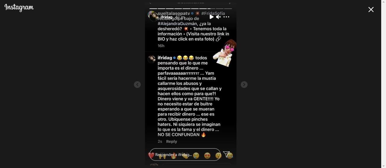 A través de redes sociales, la modelo reaccionó a los ataques.