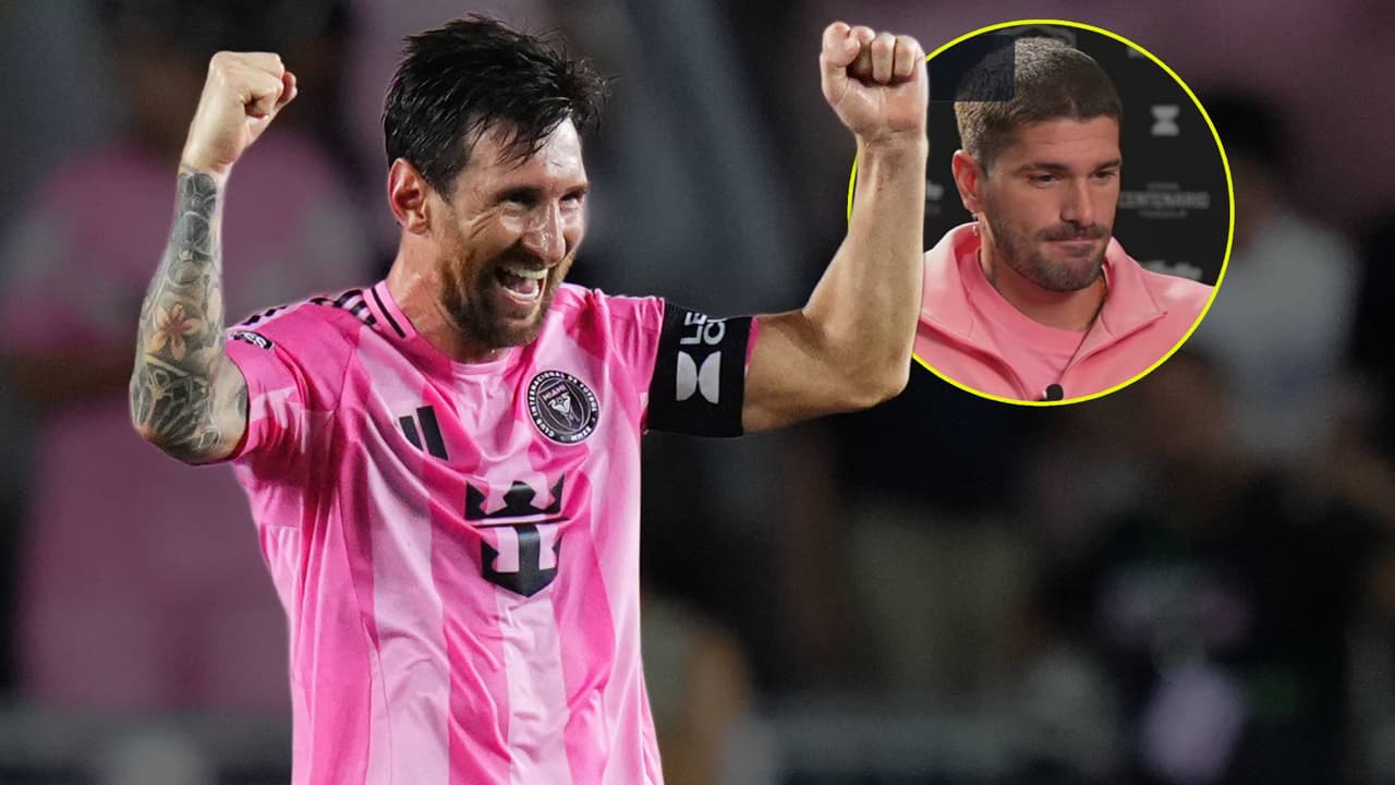 Rodrigo de Paul suelta una bombita sobre Messi a horas de jugar la Final de Leagues Cup