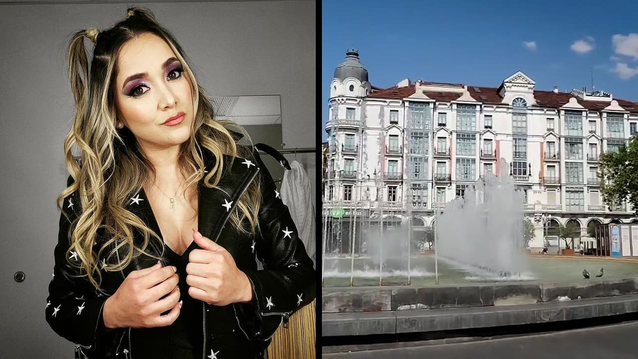 Sherlyn se encontró al hombre más guapo del planeta en España