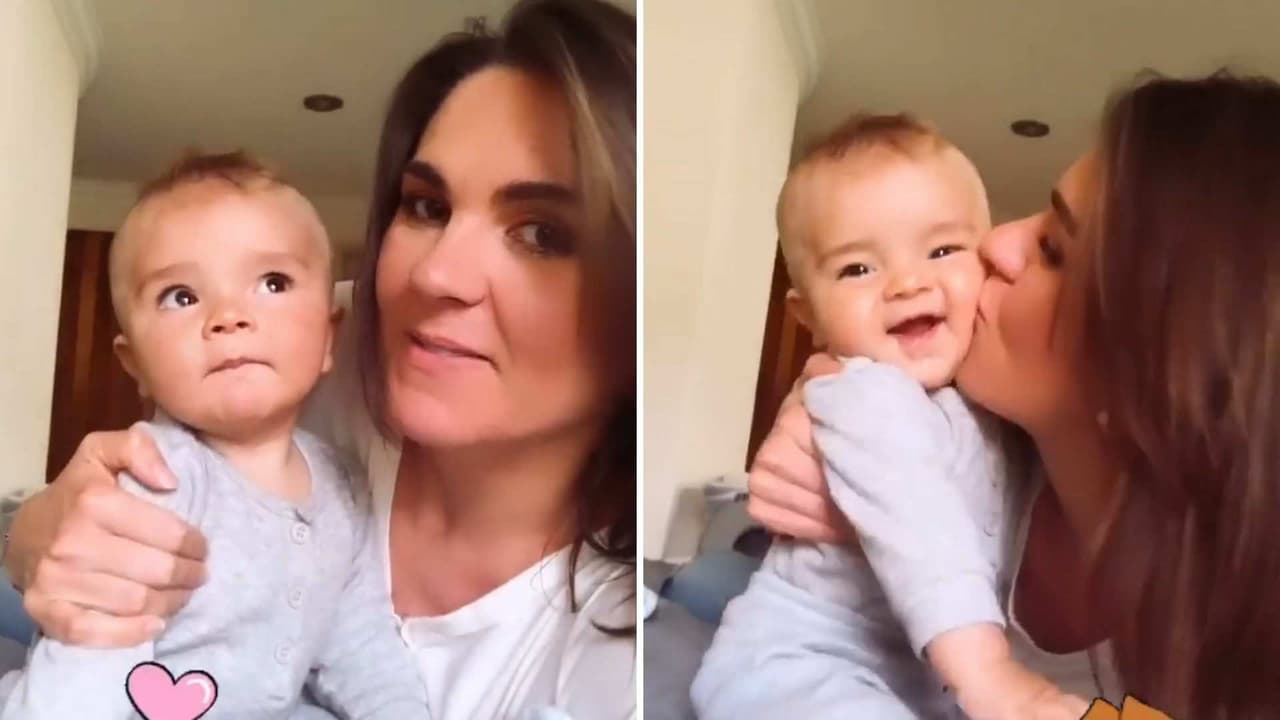 Hijo de Zoraida Gómez dice su primera palabra y ella lo presume orgullosa a sus seguidores