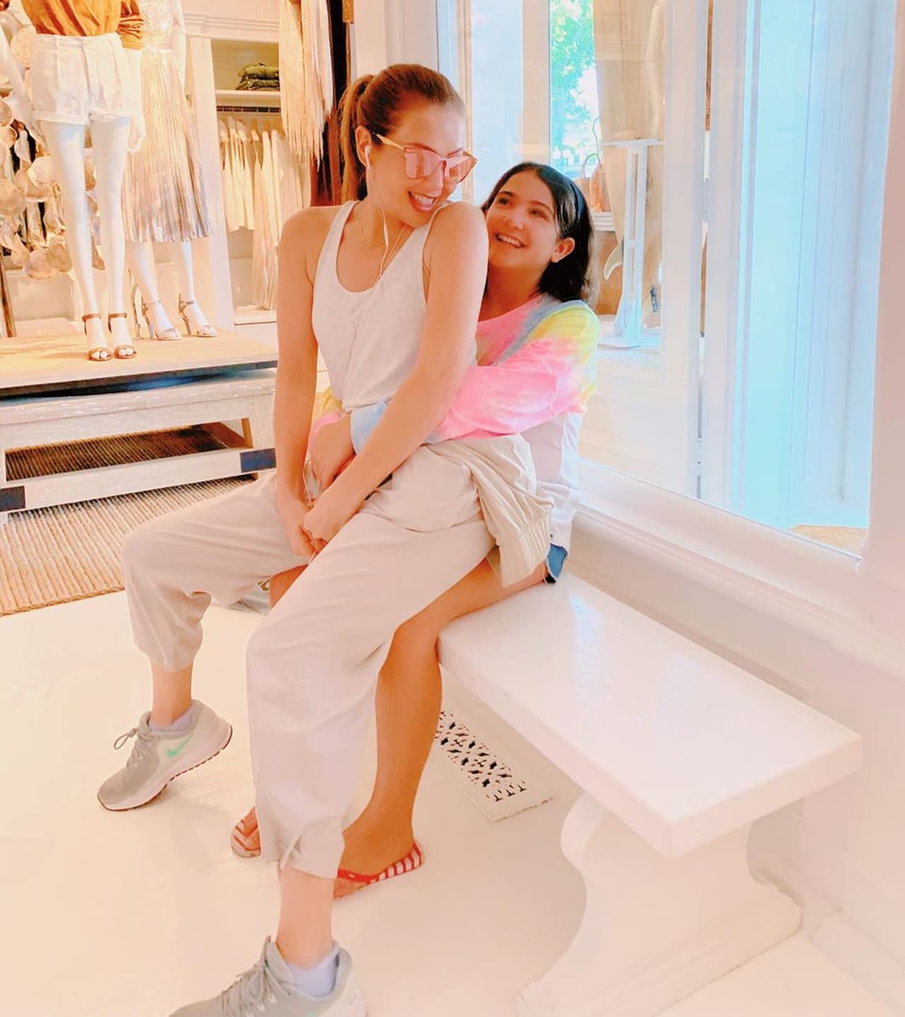 Thalía junto a su hija Sabrina