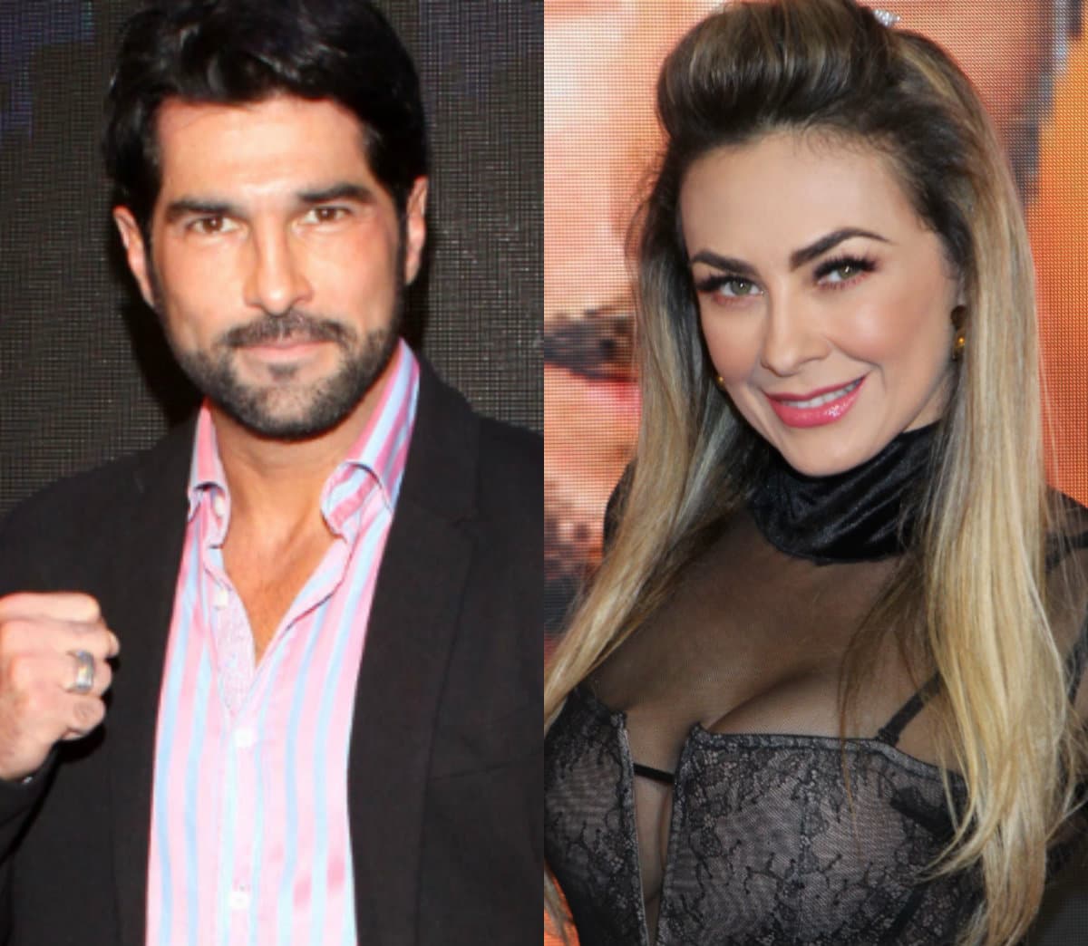 Aracely Arámbula y Arturo Carmona formaron pareja cuando participaron el la obra de teatro 'Perfume de 
<br>Gardenía', en 2011.
