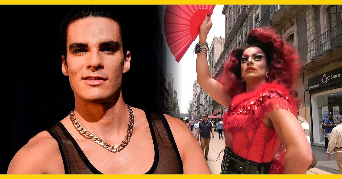 Eduardo Barajas se paseó por el Zócalo de CDMX como La Capitana y así reaccionó la gente