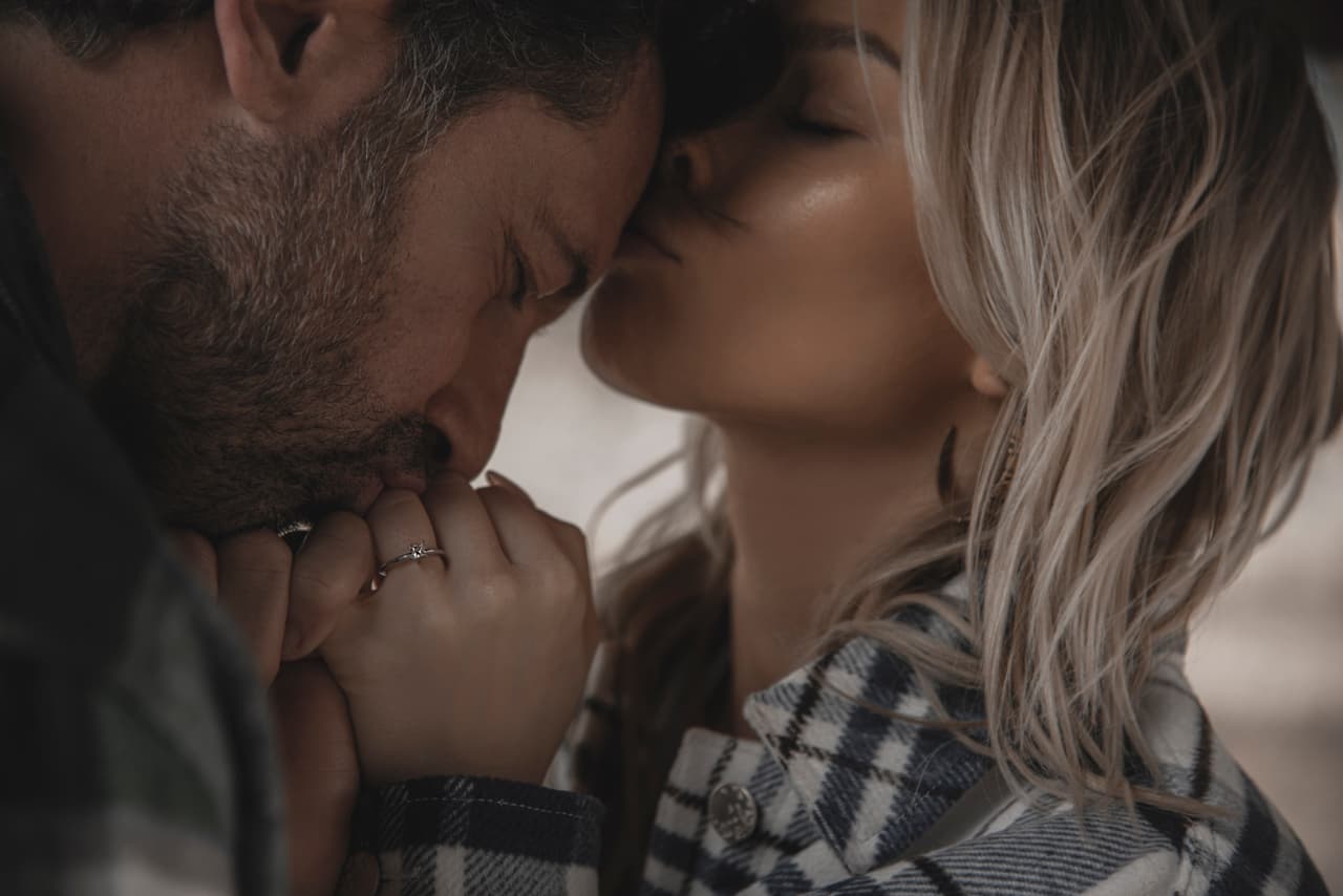 El amor de la pareja se ve reflejado en cada una de las imágenes.