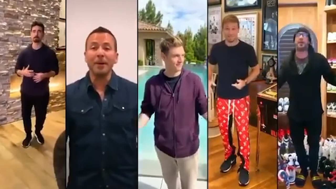 Los Backstreet Boys ofrecen concierto desde su casa