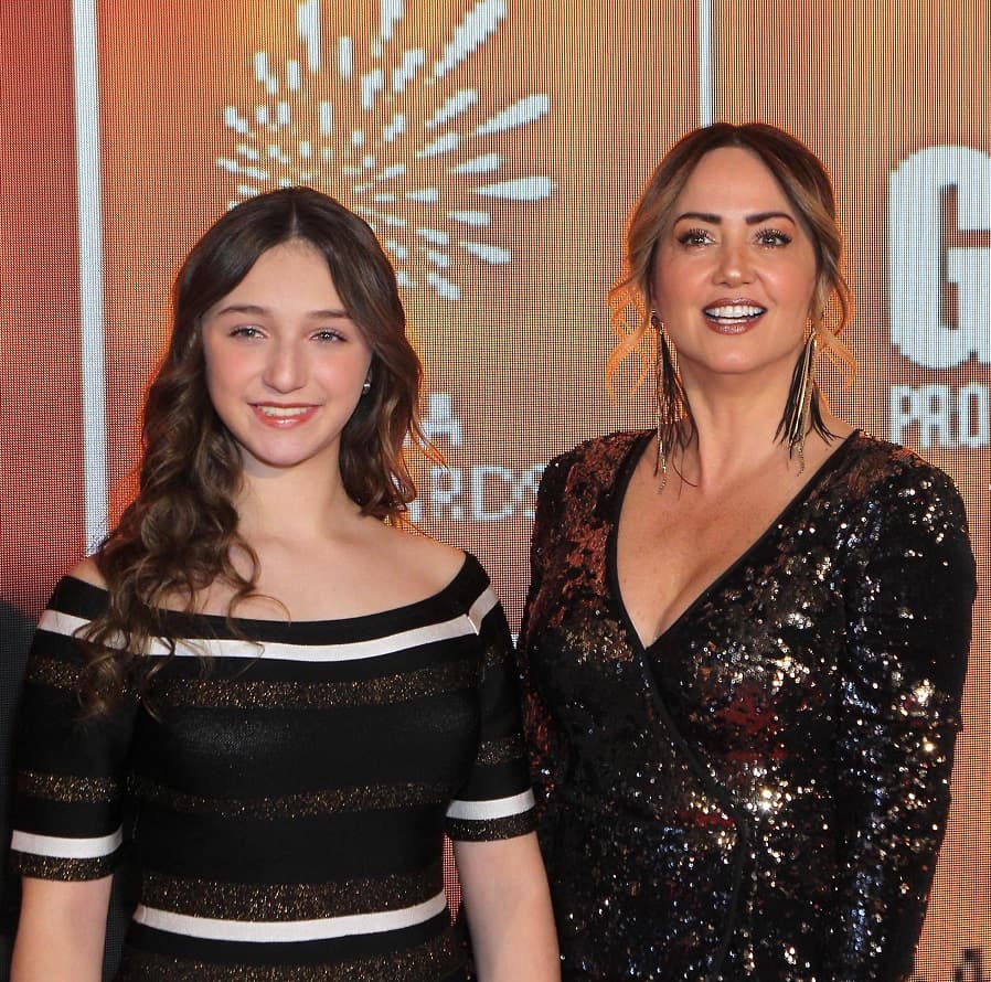 Andrea Legarreta reacciona al primer papel de su hija Nina en una telenovela