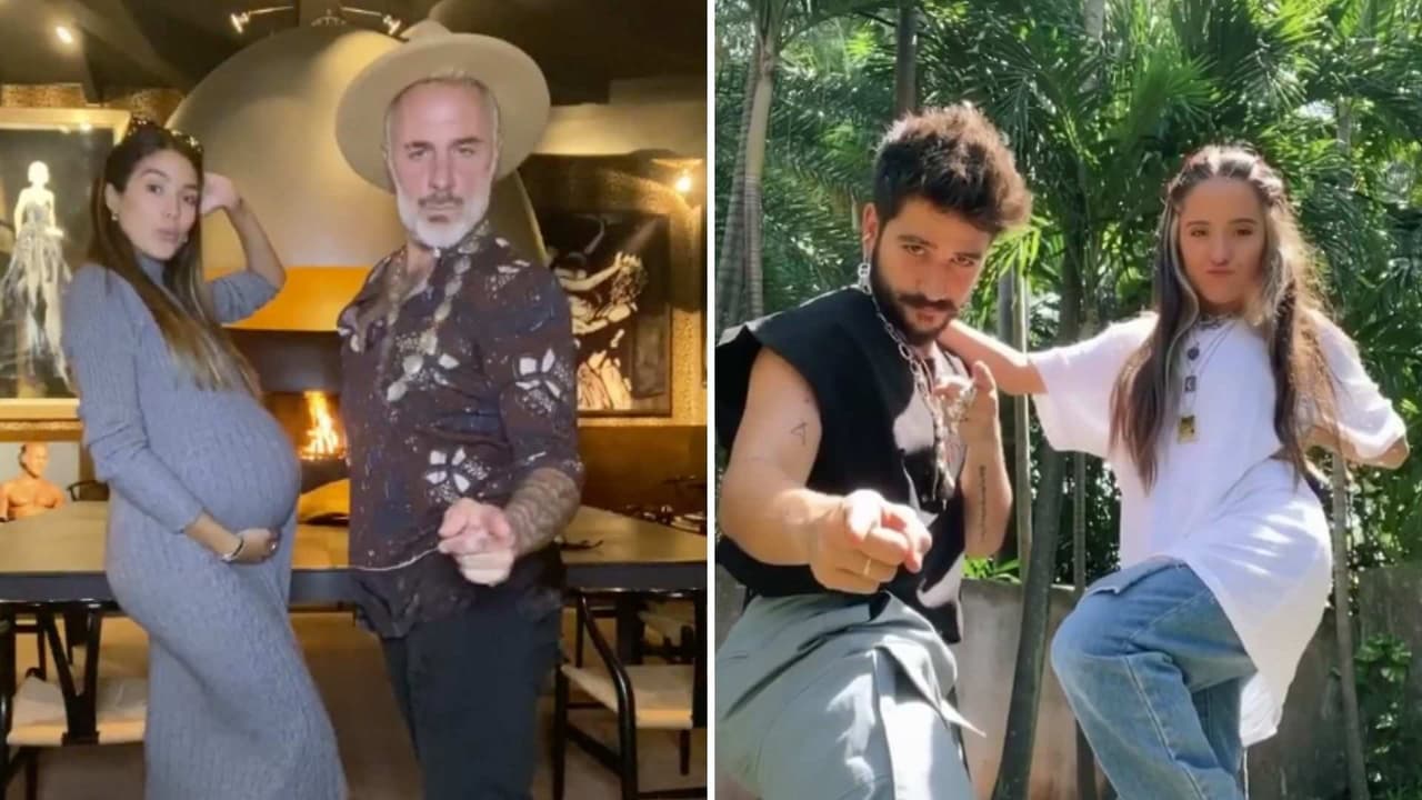 A Gianluca Vacchi y a Sharon Fonseca les gusta tanto ‘Vida de Rico’ que hasta su bebé baila con ellos