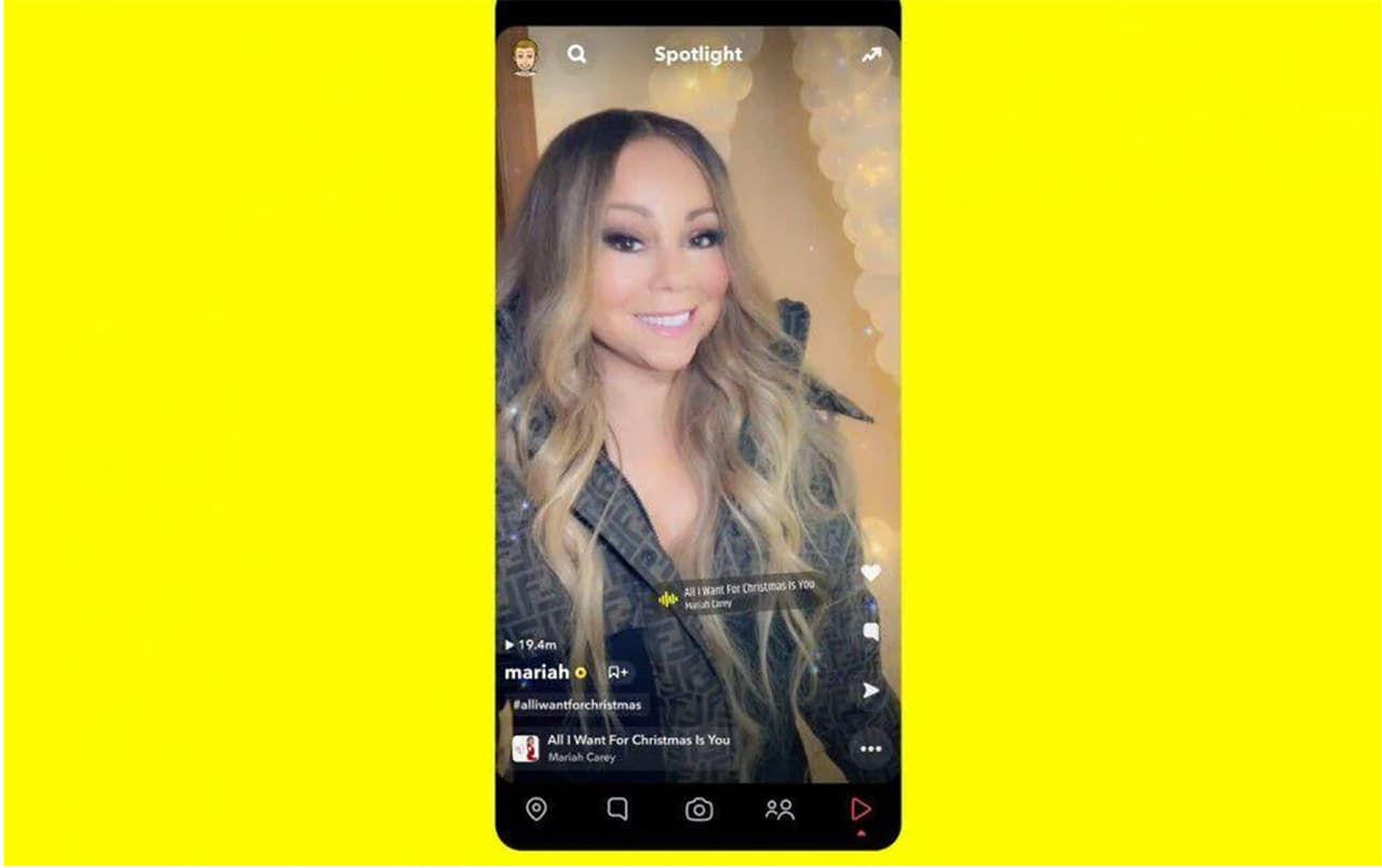 El espíritu navideño de Mariah vuelve a revolucionar.