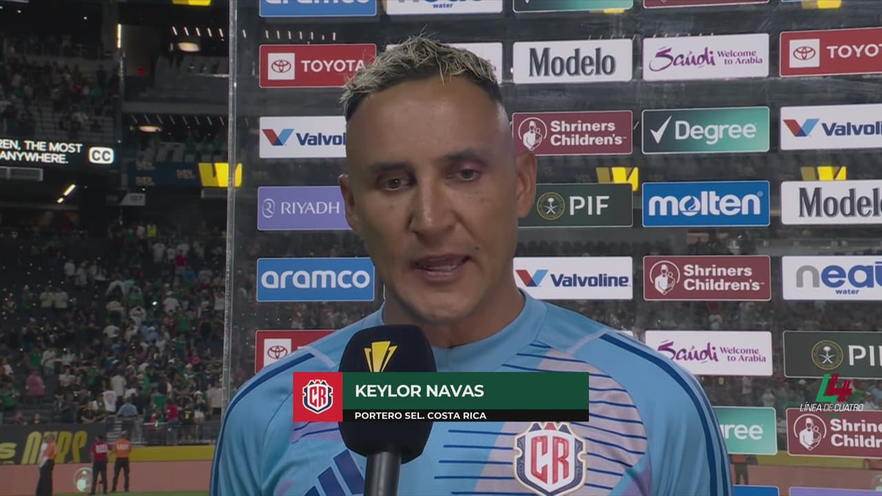 Las palabras de Keylor Navas, tras el empate ante México
