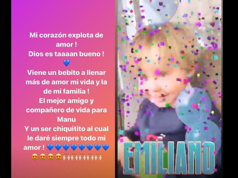 Anahí revela el nombre de su segundo hijo