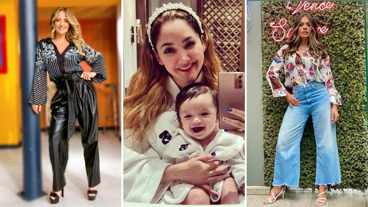 Sherlyn, Galilea Montijo y Andrea Legarreta impactan con sus enormes y luminosos árboles de Navidad