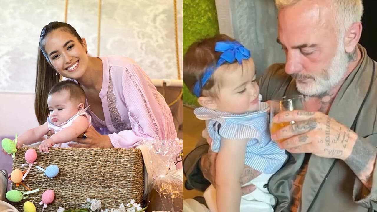 La hija de Sharon Fonseca enternece las redes al saborearse un juguito