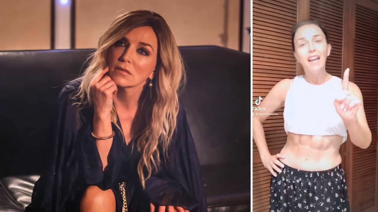 Tras presumir abdomen de acero, Laura Flores le calla la boca a quienes critican sus cuadritos