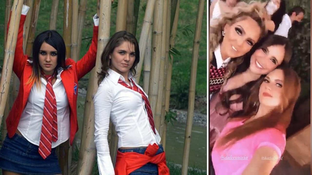Dulce María y Zoraida Gómez se reúnen a 17 años del estreno de Rebelde