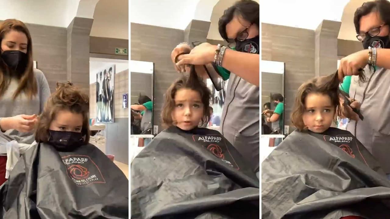 El hijo de Ariadne Díaz está listo para un cambio de look y asombra con su nuevo corte de cabello