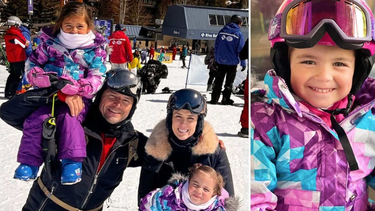Jacky Bracamontes: Su hija de tres años ya esquía solita