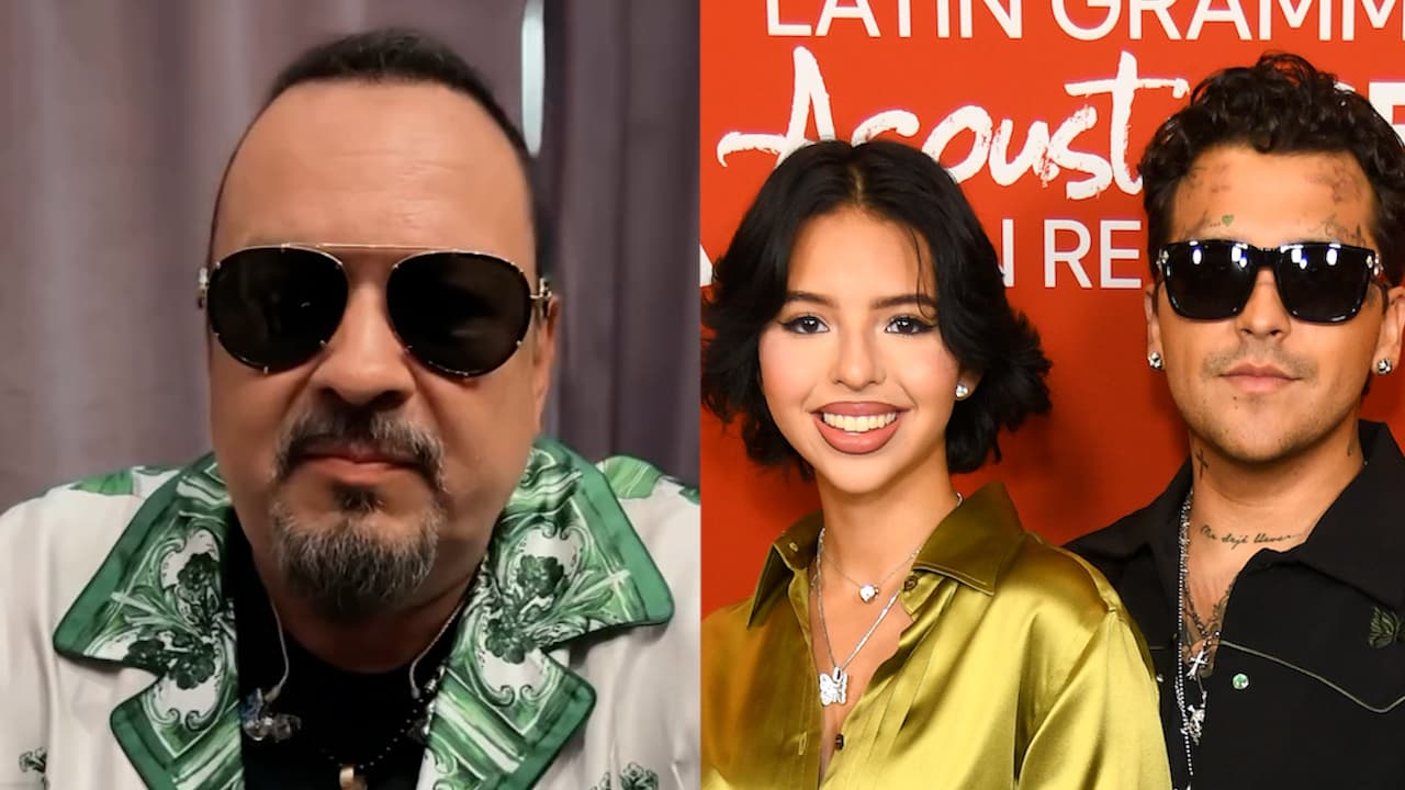 Pepe Aguilar habla de “la cigüeña” y de los planes de Ángela y Nodal con un bebé