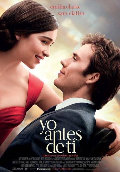 En el 2016, Me before you, el drama romántico nos hizo creer que el amor triunfaría pero no fue así. Louisa (Emilia Clarke), es contratada para estar al cuidado de Will Traynor (Sam Claflin), un exitoso hombre de negocios que sufrió un accidente y quedó parapléjico. Al final, pasa lo que tanto temían y el plan de él se lleva a cabo.