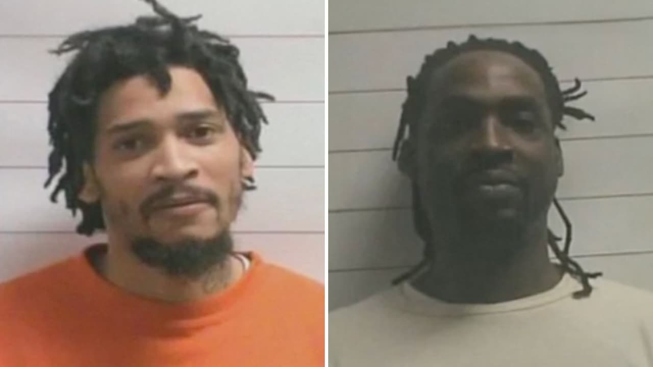 Imágenes del operativo para recapturar a dos fugitivos de una cárcel de Nueva Orleans